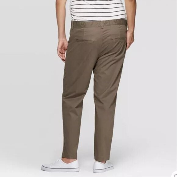 NEW Isabel Maternity Skinny Underbelly Pants - Taupe Gray - 4 - Picture 2 of 4